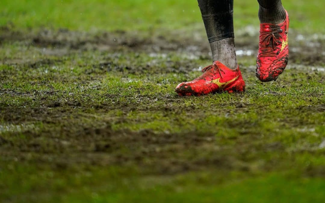 Der Rasen im Saarbrücker Ludwigsparkstadion wird nach der Absage des Pokalspiels gegen Mönchengladbach ausgetauscht.