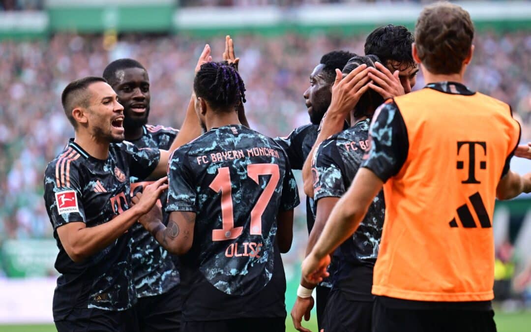 Die Bayern zerlegen den SV Werder.