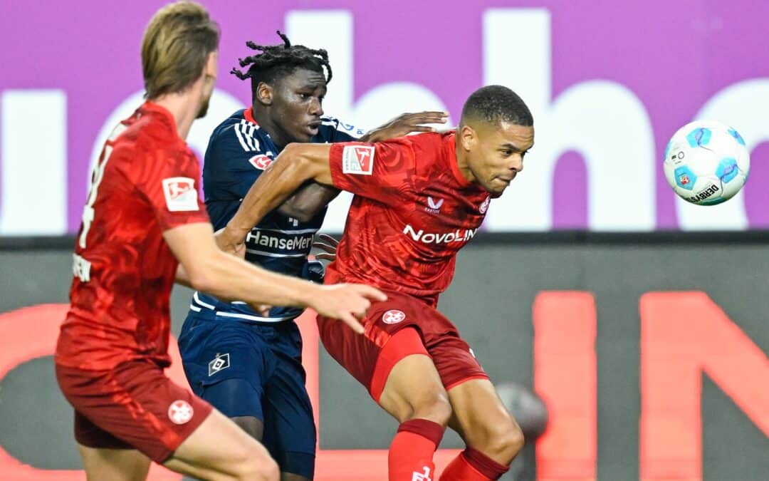 Der 1. FC Kaiserslautern und der Hamburger SV trennen sich 2:2.