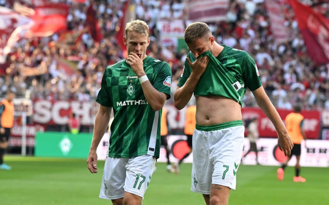 Die Profis von Werder Bremen waren gegen Bayern München völlig chancenlos.