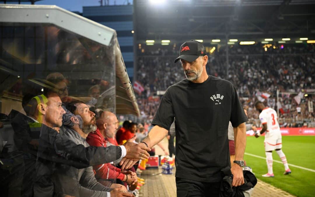 RB-Trainer Marco Rose hat die Fans von St. Pauli gelobt.