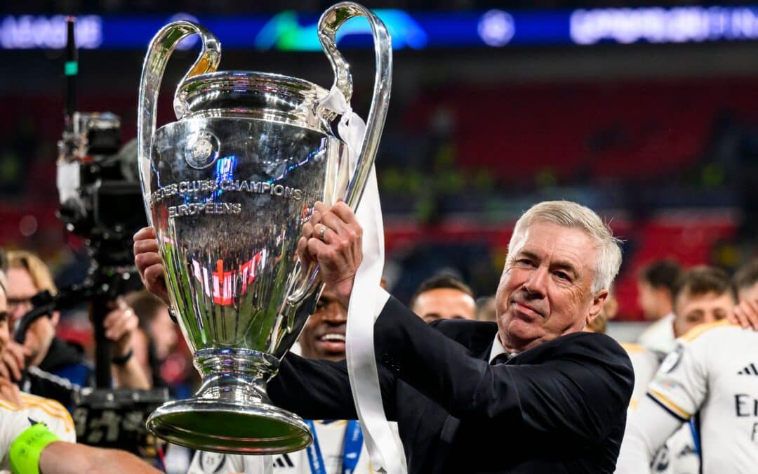 Real Madrid um Coach Carlo Ancelotti steht schon im Finale des neuen Interkontinental-Pokals.