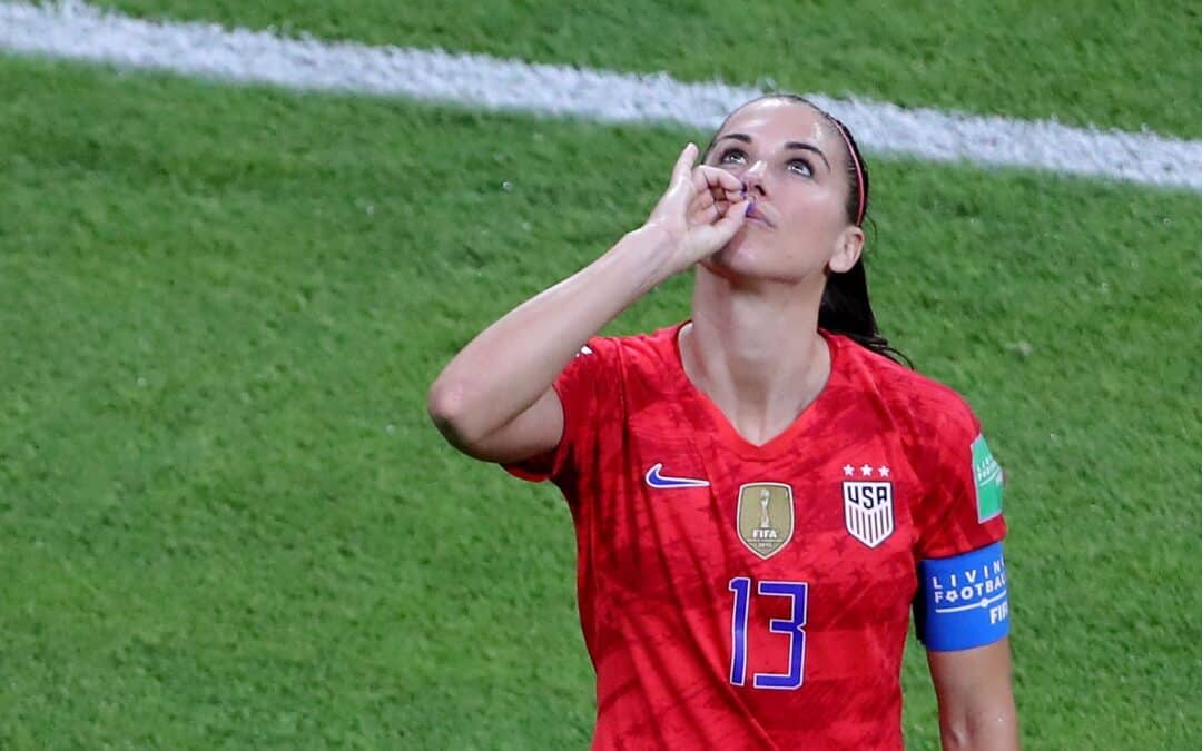 Alex Morgan bejubelte ihre Tore für das US-Team gerne auf ihre Weise. Weitere wird es nicht geben.