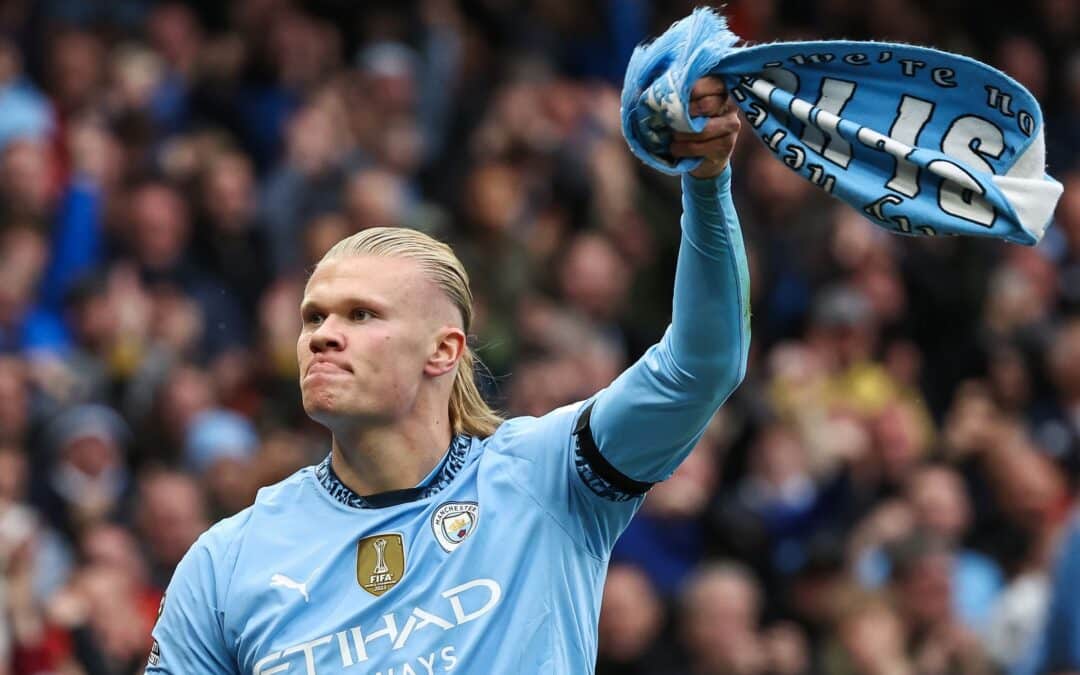 Erling Haaland erzielte sein 100. Tor für Man City.