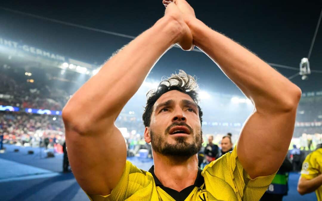 Mats Hummels soll in aussichtsreichen Verhandlungen mit der AS Rom aus Italien sein.