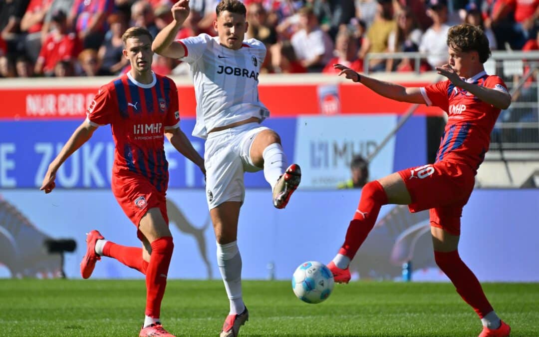 Steht vor seinem 100. Bundesliga-Spiel für den SC Freiburg: Maximilian Eggestein (M).