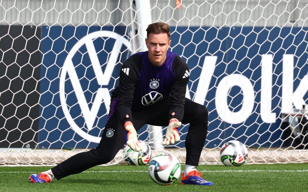 Marc-André ter Stegen beim Training in Herzogenaurach.