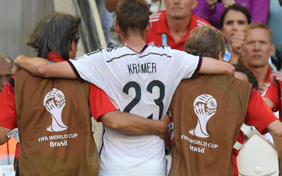 Christoph Kramer erlitt im WM-Finale 2014 eine der aufsehenerregendsten Gehirnerschütterungen im Fußball.