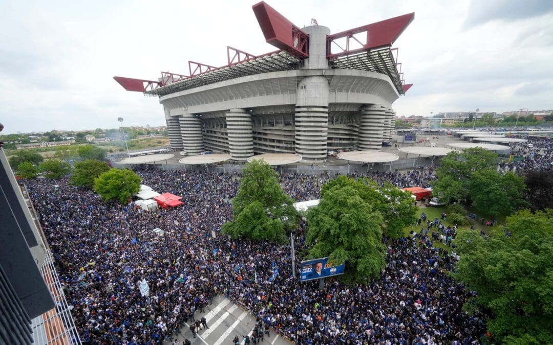 Das Champions-League-Finale 2027 sollte ursprünglich im Mailänder San-Siro-Stadion ausgetragen werden.