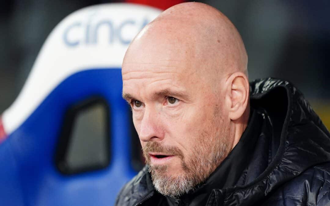 Liegt mit Manchester United in England nur auf dem zwölften Platz: Trainer Erik ten Hag.