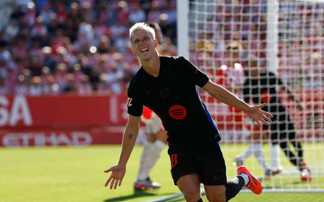 Schon dreimal getroffen, nun verletzt: Dani Olmo fehlt Barcelona vorerst.