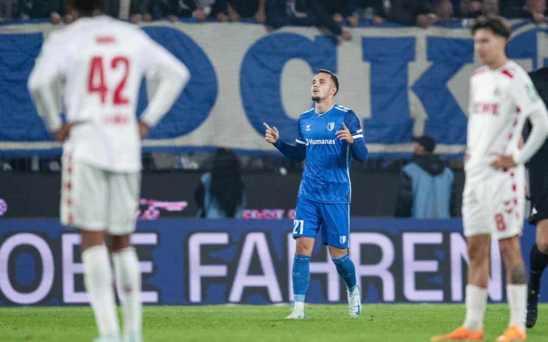 Der 1. FC Köln stürmte, der 1. FC Magdeburg jubelte aber am Ende über einen Auswärtssieg.