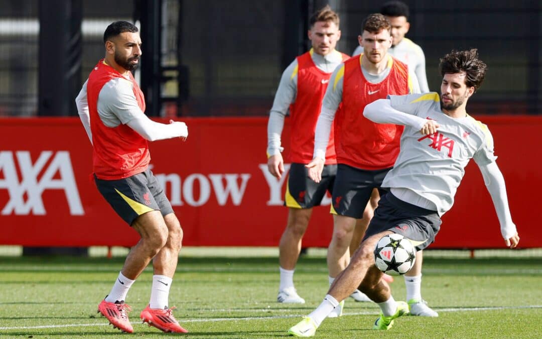 Dominik Szoboszlai im Training des FC Liverpool.