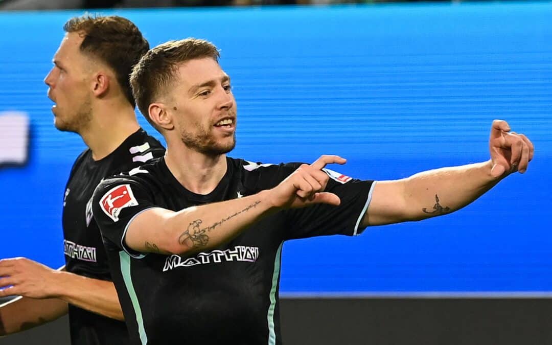 Mitchell Weiser (r) erzielte den Bremer Ausgleich.