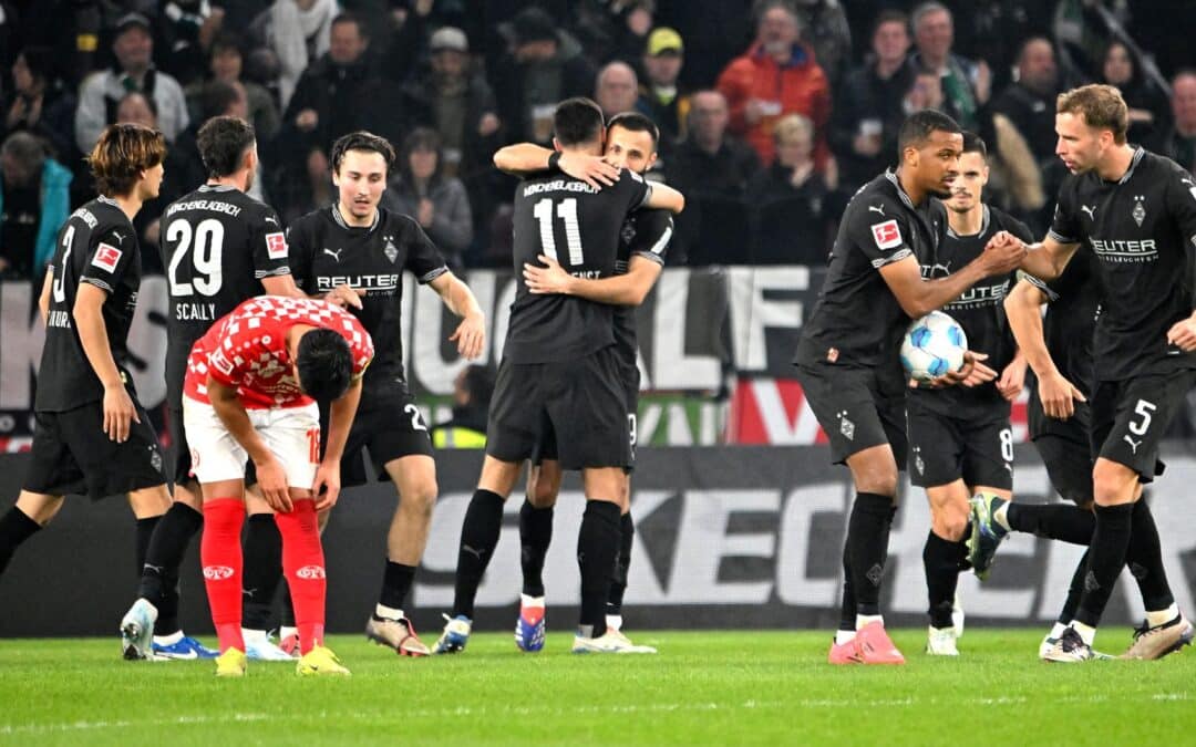 Dank des Tores von Tim Kleindienst kam Borussia Mönchengladbach in Mainz zum Punktgewinn.