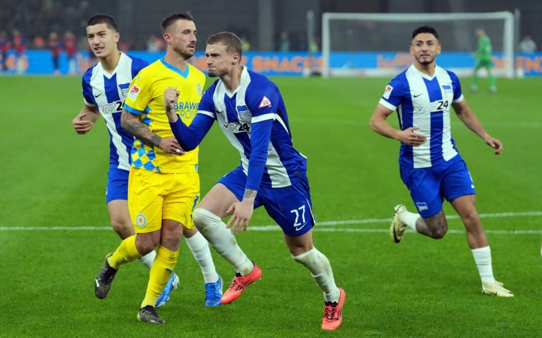 Michael Cuisance erzielte den Ausgleich für Hertha.