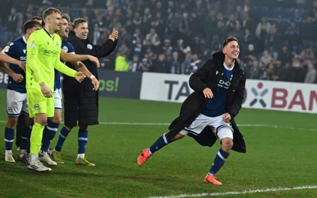 Matchwinner für die Arminia: Marius Wörl (r)