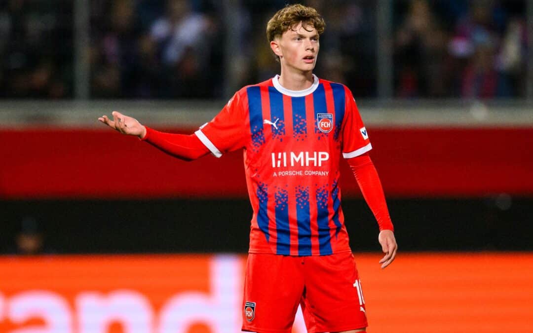 Wichtig für Heidenheim - und jetzt auch für U21? Paul Wanner.