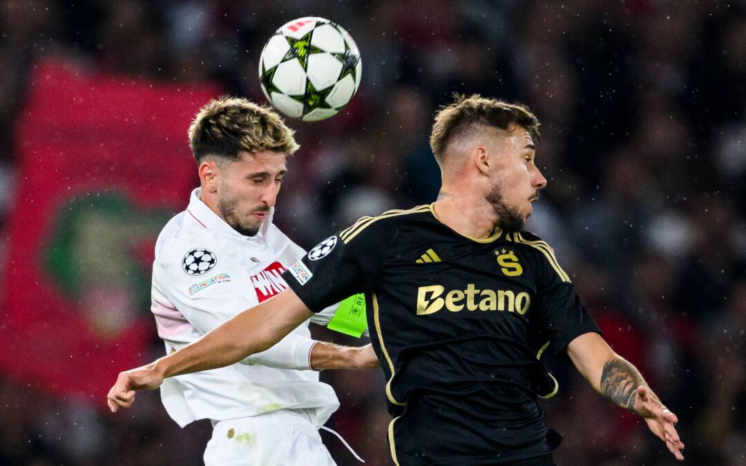 Atakan Karazor (l.) traf mit dem VfB Stuttgart am Dienstag auf Sparta Prag.