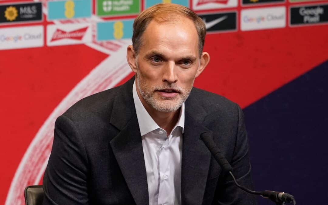 Trainer Thomas Tuchel wurde als neuer Nationaltrainer Englands vorgestellt.