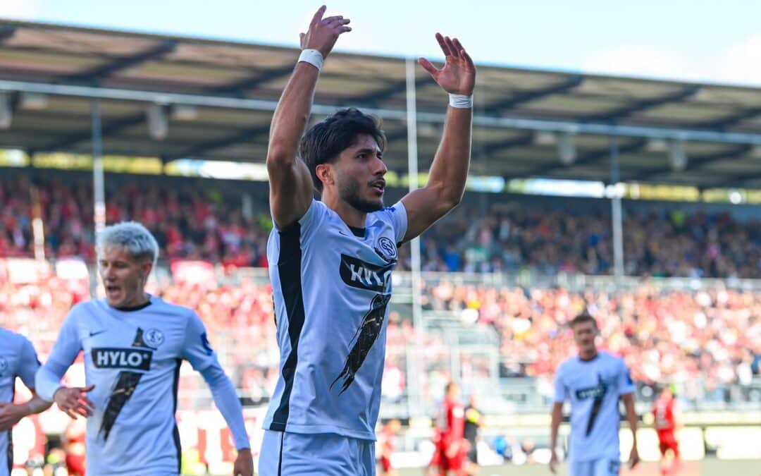 Damar erzielt das einzige Tor beim 1:0-Erfolg der SV Elversberg gegen den 1. FC Kaiserslautern.