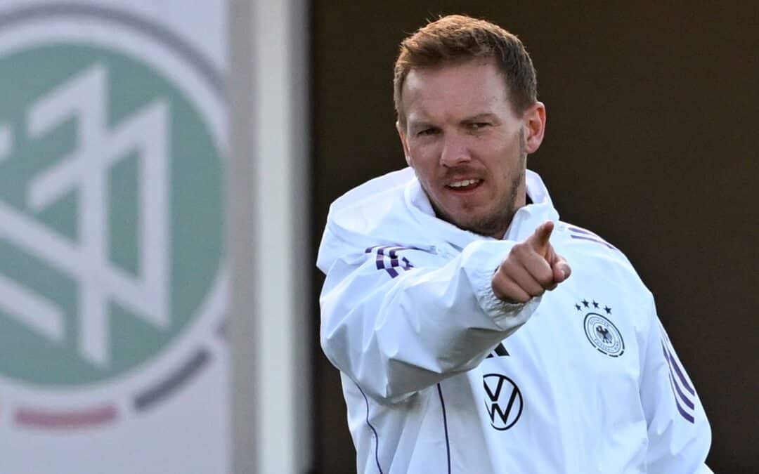 Rückkehr auf den DFB-Campus: Bundestrainer Julian Nagelsmann.