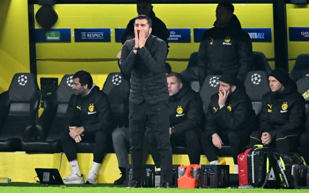 BVB-Coach Sahin sieht kein Problem darin, dass sein verletzter Stammkeeper zur Nationalmannschaft fährt.