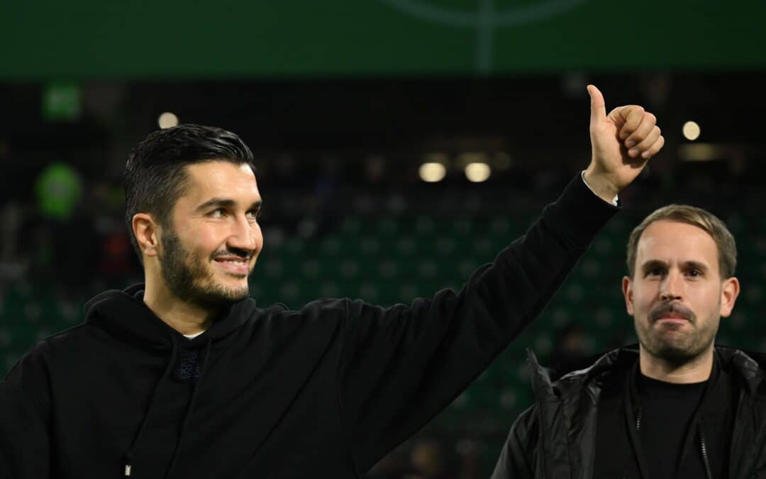 Daumen hoch - die Stimmung bei Trainer Sahin ist trotz der vielen Ausfälle deutlich besser geworden.