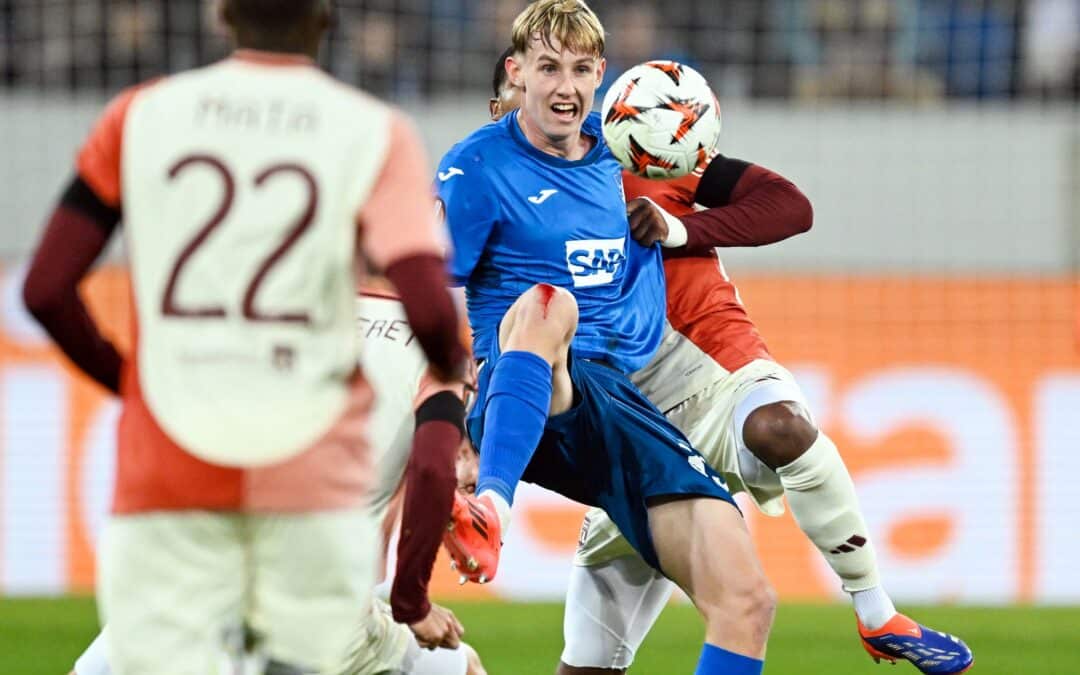 Schwieriges Durchkommen: Hoffenheims Talent Max Moerstedt.