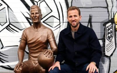 Nach viel Spott: Harry-Kane-Statue in London enthüllt