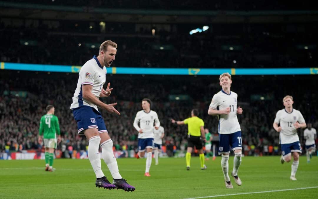 Harry Kane führt England zum Sieg gegen Irland.