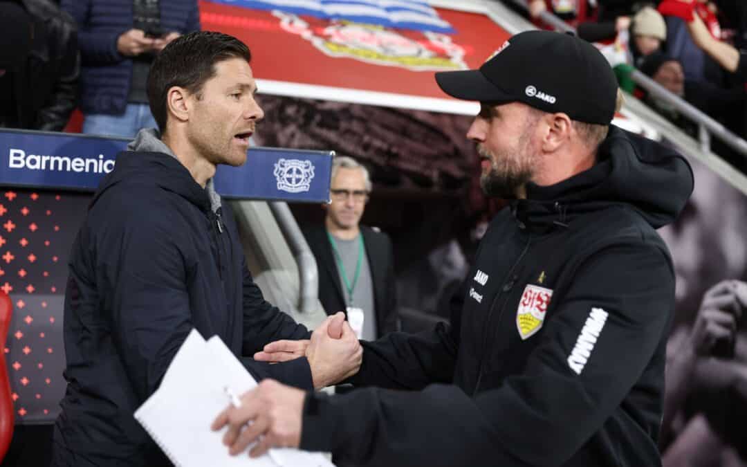 Xabi Alonso und Sebastian Hoeneß waren sich in ihrer Spielanalyse weitgehend einig.