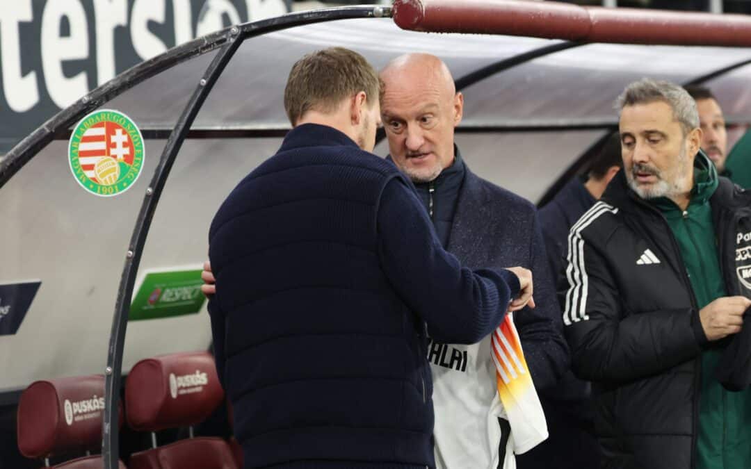 Mit dem Trikot wünschte die DFB-Auswahl dem ungarischen Co-Trainer gute Besserung.