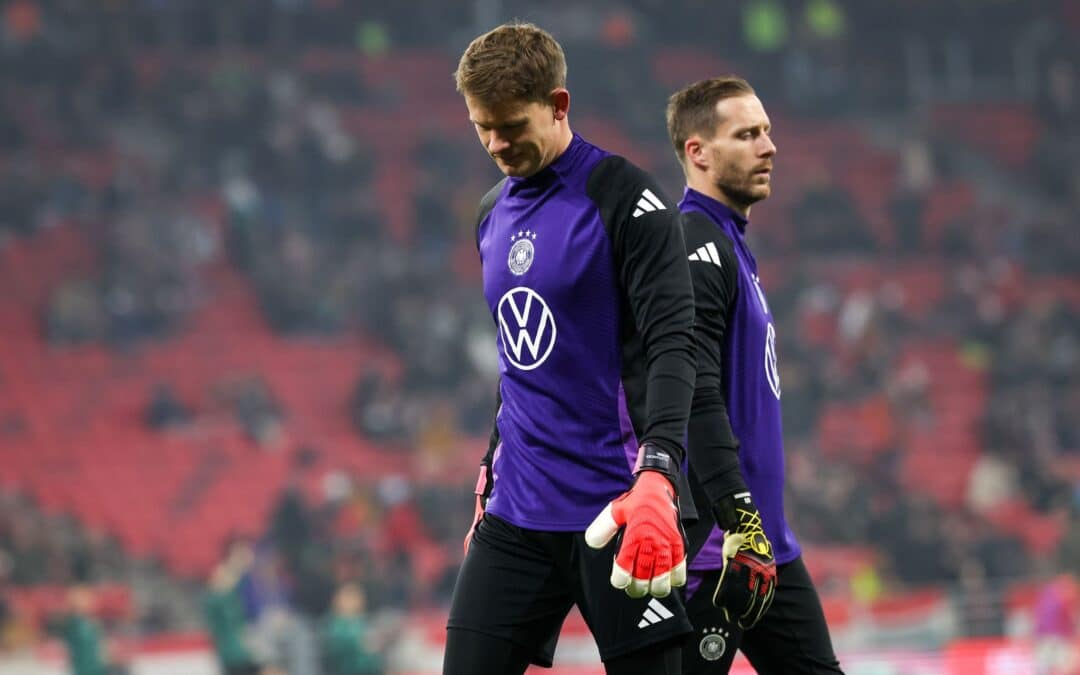 Alexander Nübel (l.) und Oliver Baumann konkurrieren um die feste Stellvertreter-Rolle im deutschen Tor für den verletzten Marc-André ter Stegen.