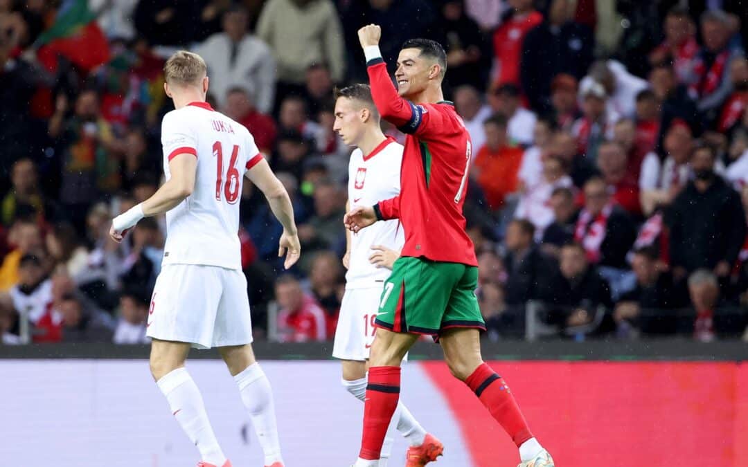 Cristiano Ronaldo traf gegen Polen doppelt.