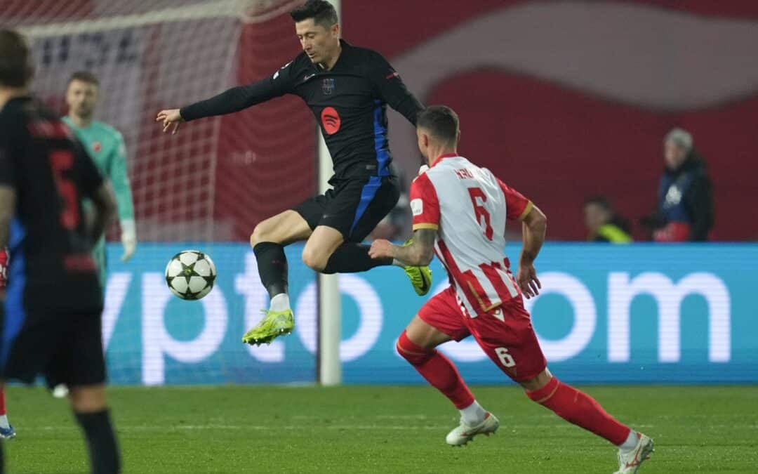 Robert Lewandowski erzielte gegen Roter Stern Belgrad seine Champions-League-Tore 98 und 99.