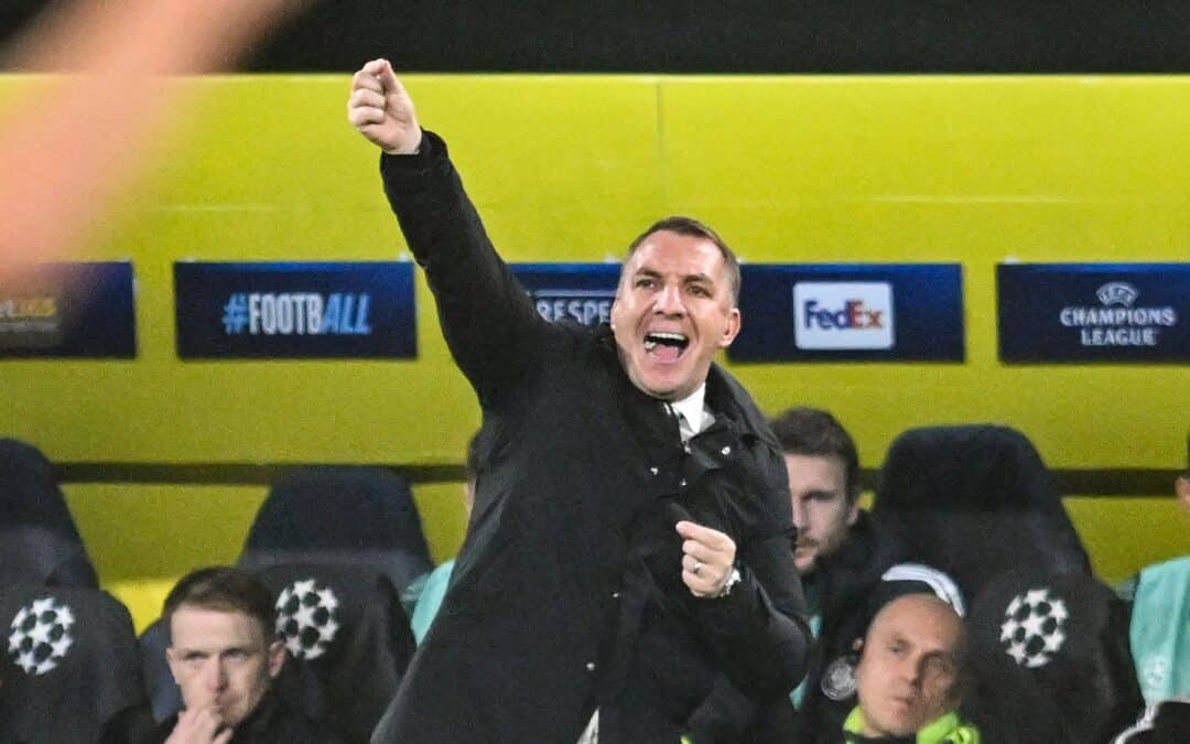 Celtic-Trainer Brendan Rodgers empfängt RB Leipzig in der Königsklasse.