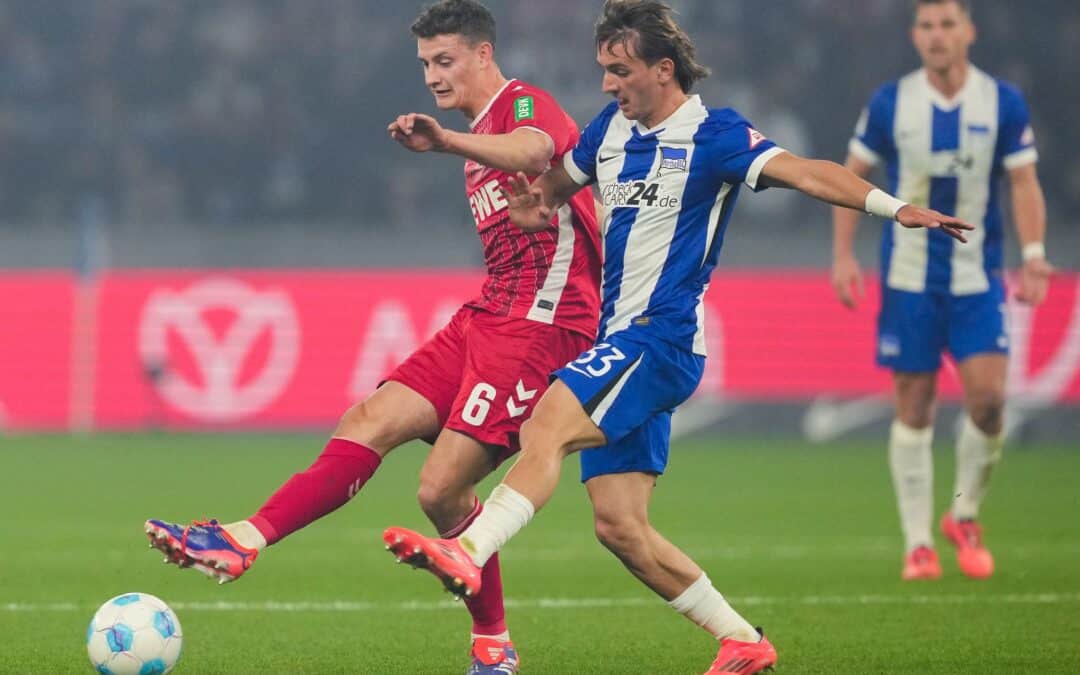 Die beiden früheren Bundesligisten Hertha BSC und der 1. FC Köln trafen in Berlin aufeinander.