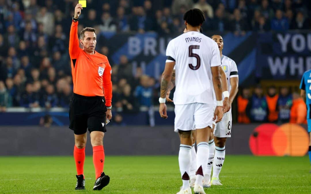 Aston Villas Profi Tyron Mings (rechts) erlebte einen gebrauchten Champions-League-Abend.