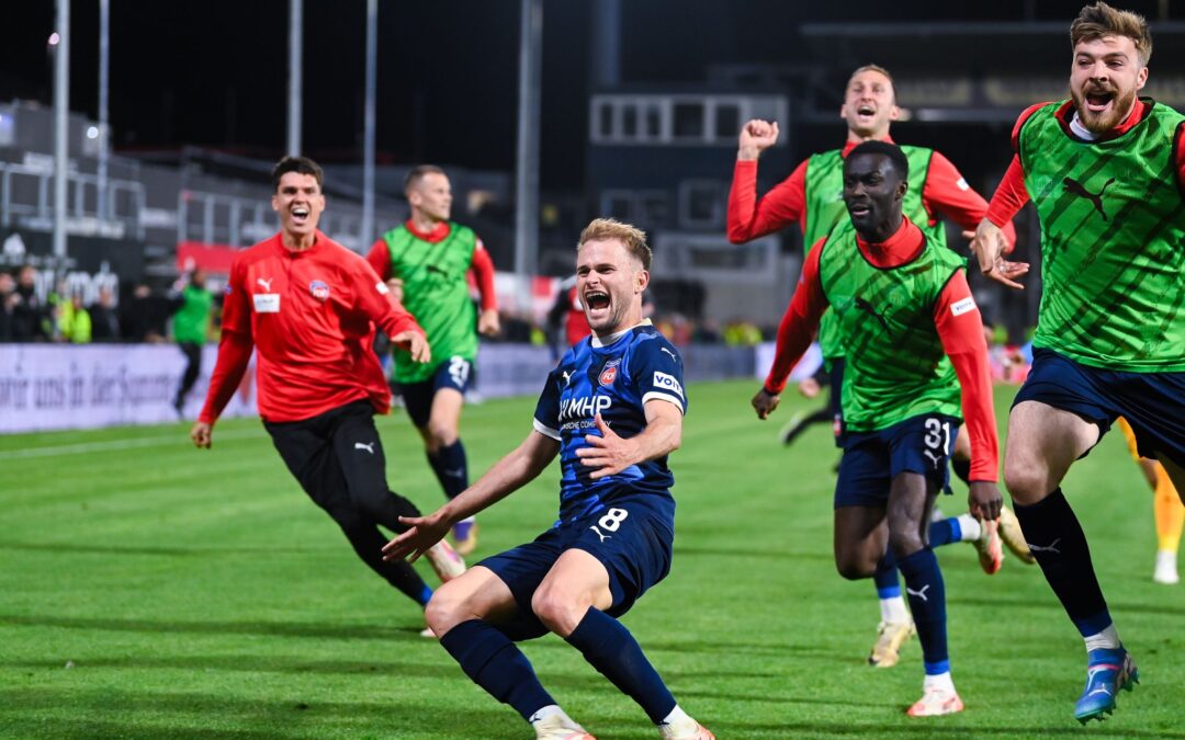 Leonardo Scienza ist in der Relegation Heidenheims Matchwinner.