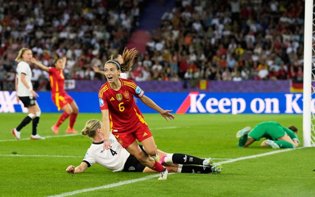 Aitana Bonmatí schickt Spanien mit ihrem Tor ins EM-Finale.