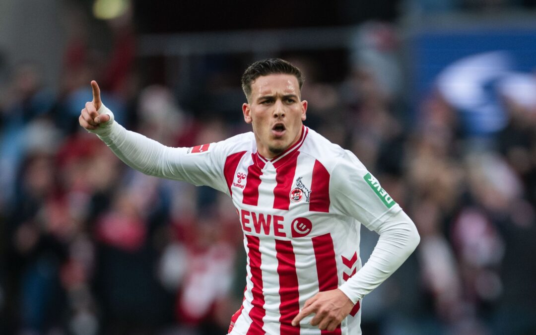 Kölns Said El Mala jubelt über seinen Treffer zum Ausgleich.