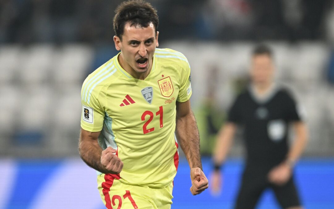 Mikel Oyarzabal führte Spanien mit einem Doppelpack zum Sieg.