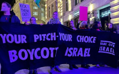 Palästina-Protest vor EM-Auftaktveranstaltung in London