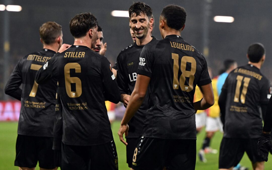 Die VfB-Spieler hatten Grund zur Freude.