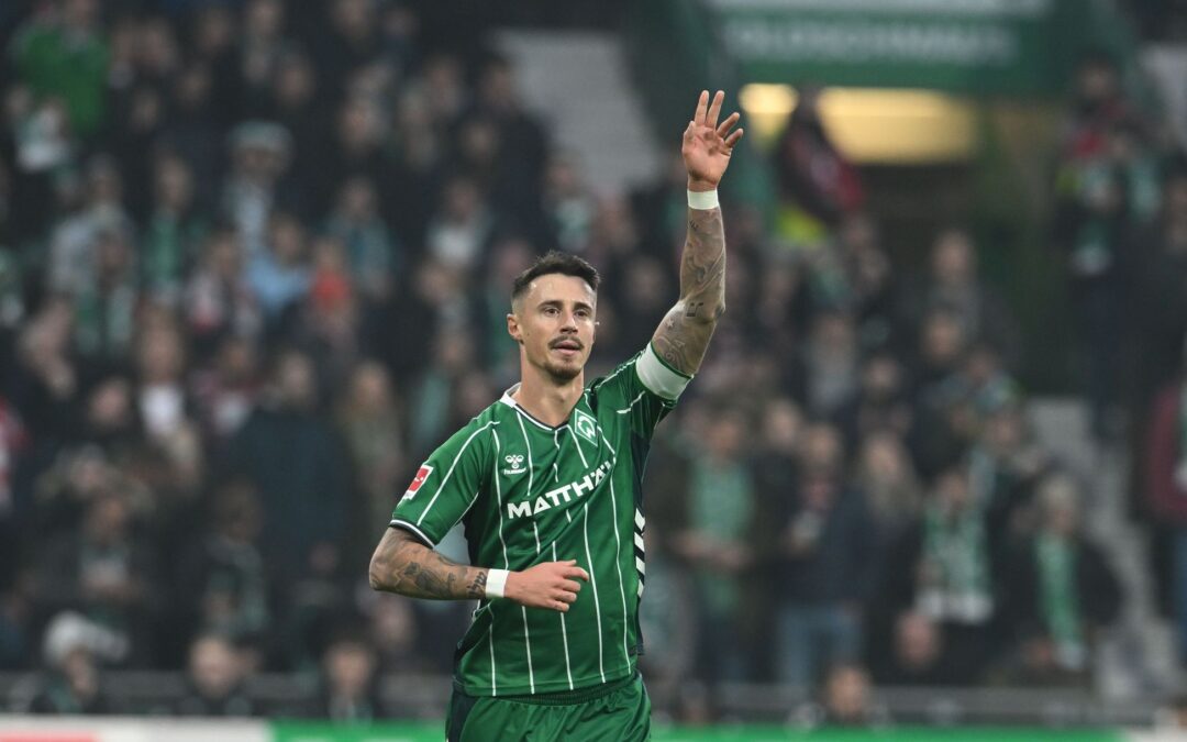 Marco Friedl brachte Werder per Kopf in Führung.