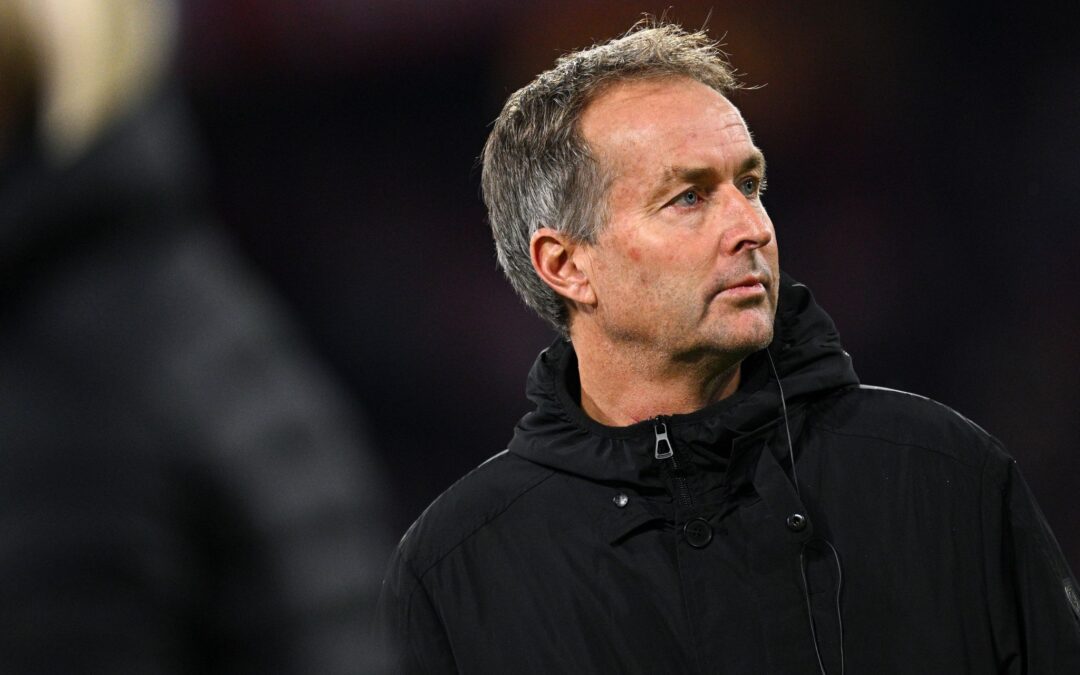 Freut sich auf das Wiedersehen mit Eriksen: Leverkusens Coach Kasper Hjulmand (Archivbild)