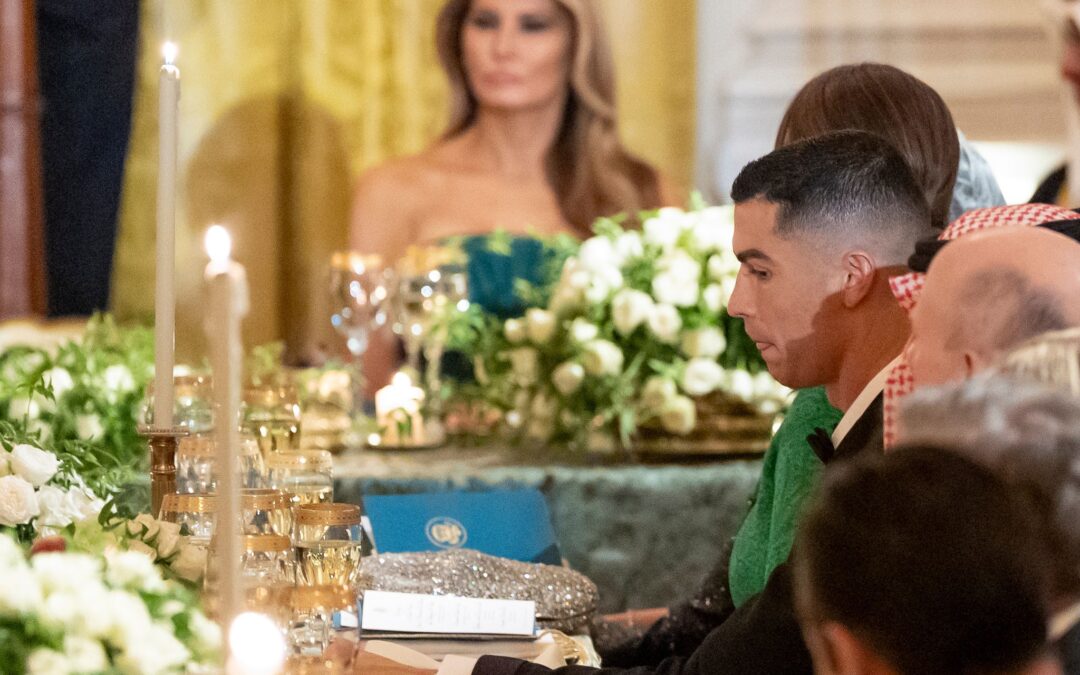 Gast im Weißen Haus: Superstar Cristiano Ronaldo.