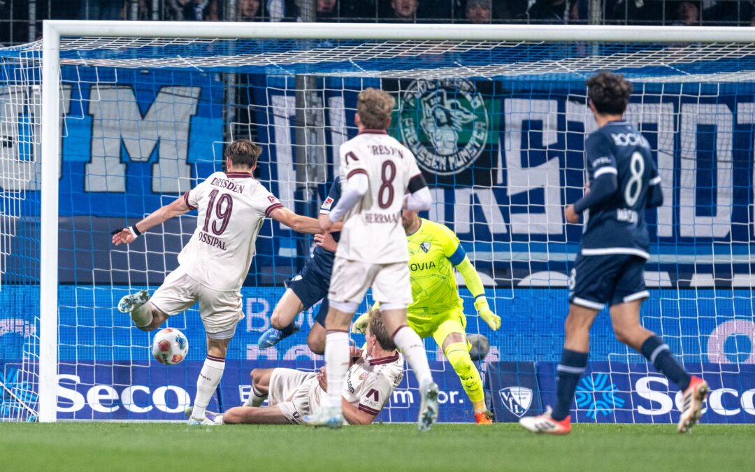 Alexander Rossipal erzielte den Führungstreffer für Dresden.