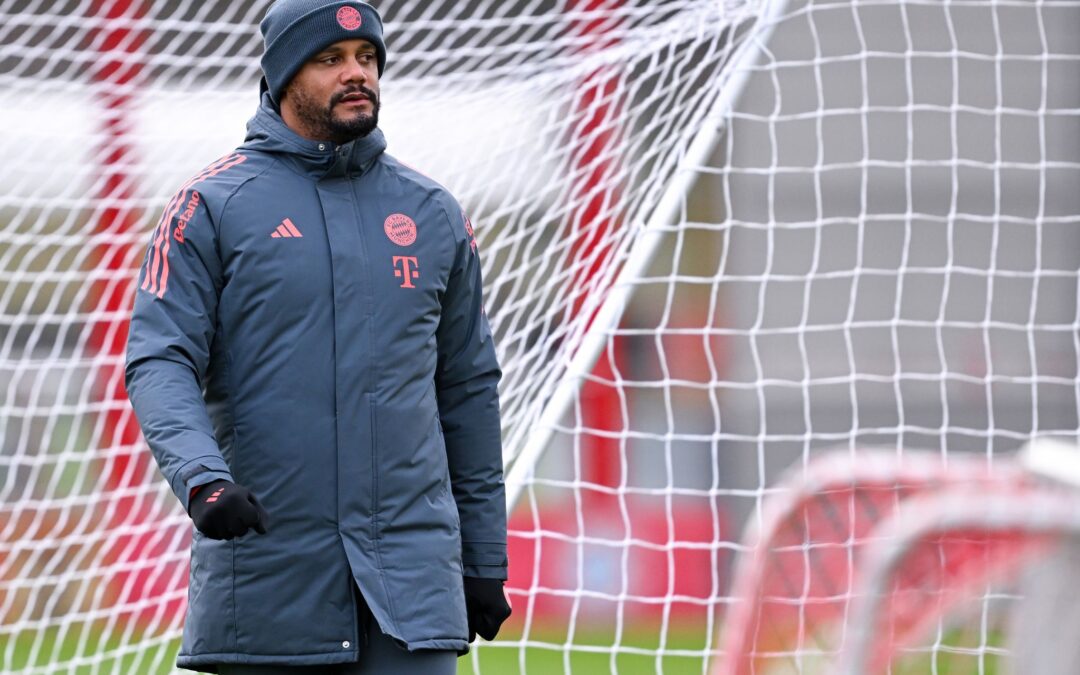 Bayern-Trainer Vincent Kompany hofft auf einen Sieg.